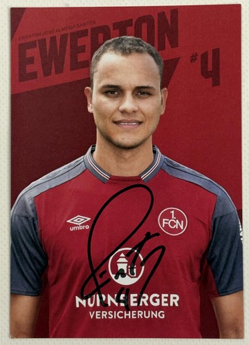 Ewerton autogrammkarte fc - ewerton,