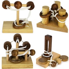String Puzzle Geduldspiel aus