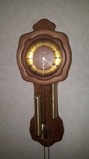 alte  Wanduhr / Lyrapendel Uhr , DUGENA  / FHS 241-030