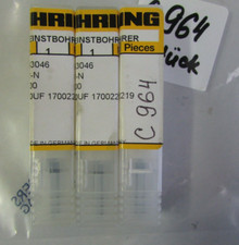 3x GARANT 2,500 A-Kleinstbohrer  WN R -N DK 460 UF   (C 964)