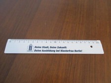 Lineal mit Klosterfrau Melissengeist Werbung