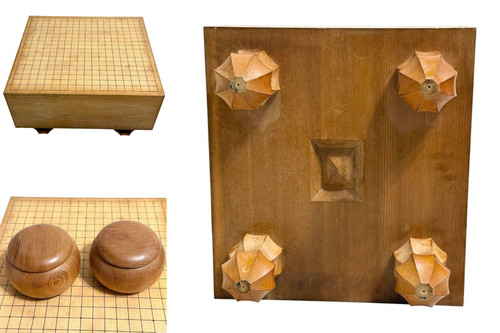 Vintage japanisches spiel - go,