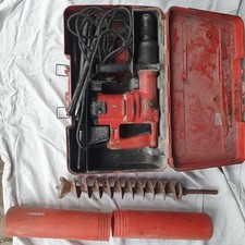 hilti te 72 defekt mit Koffer, Meißel und Bohrer