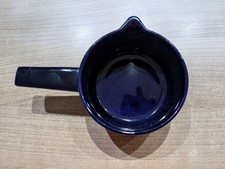 Melitta Stielkasserolle "Stockholm" | 70er Jahre Vintage Keramik | Handgemalt