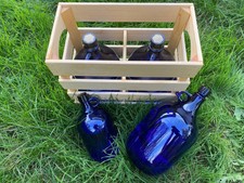 2 x Glasballon Blauglas 5