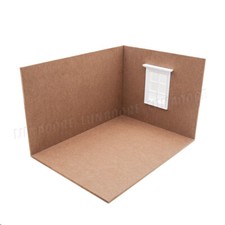 1/12 Miniatur Raum Leer für DIY Dekoration Puppenhaus Möbel Zubehör