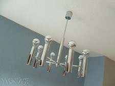 Exklusive Chrom Deckenlampe