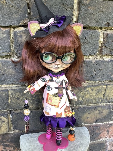 Custom ooak witch - witch’s, tabby