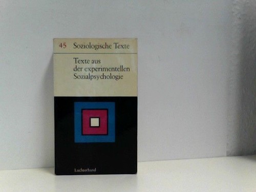 Soziologische texte band - soziologische, 45