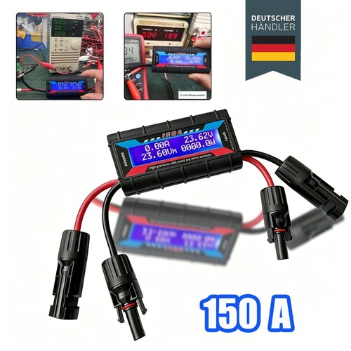150a solar panel power meter - 150a,