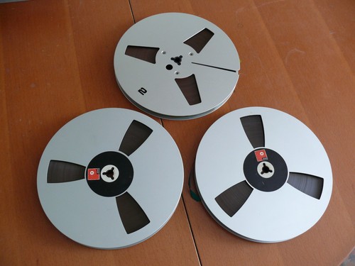 Leere alu tonbandspulen - 3,
