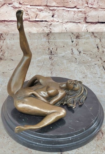 Signierte bronze skulptur - signierte, bronze-skulptur