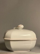 Vintage Schüssel mit Deckel  Villeroy & Boch (Heinrich) Facette rouge