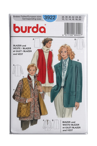 Burda 3922 blazer - 3922, &