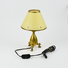 Vintage Tischleuchte - Messing - Löwenfüße - kleine Lampe - Tripod - Dreibein