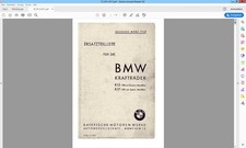 Ersatzteilliste und Betriebsanleitung BMW R12 + R17 v. 1937 