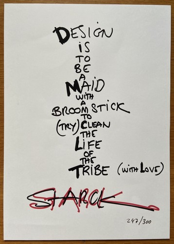 Philippe starck signiert - starck,