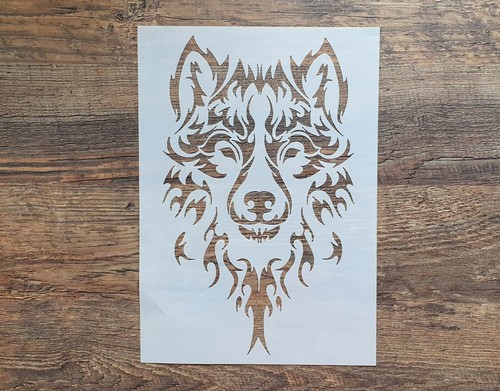 Schablonen wolf kopf - schablonen,