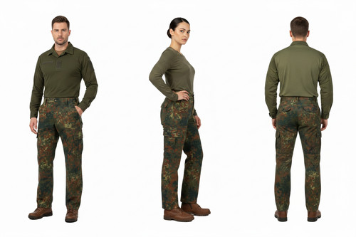 Flecktarnhose militärstil - flecktarnhose,