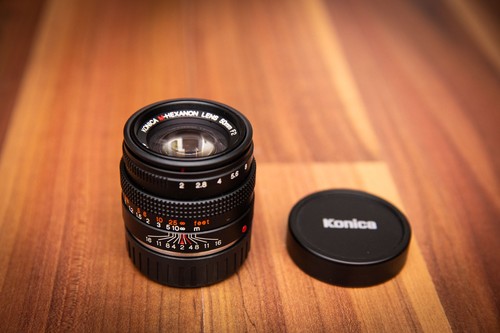 Konica hexanon 50mm 2 - 50mm, f/2