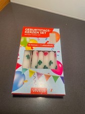 Geburtstags-Kerzen-Set: 10 Kerzen plus ein Lebenslicht von VIVESS