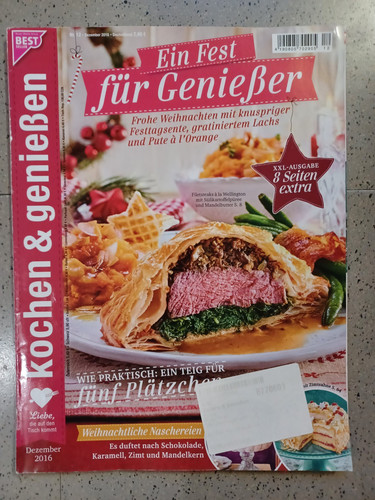 Zeitschrift magazin kochen und - zeitschrift,