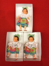 Alte Puppenstubenpuppen