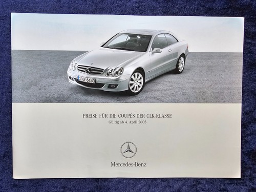 Mercedes clk coupe preisliste - mercedes,