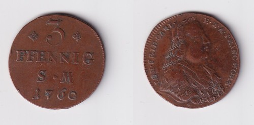 Pfennig kupfer münze erfurt - pfennig,