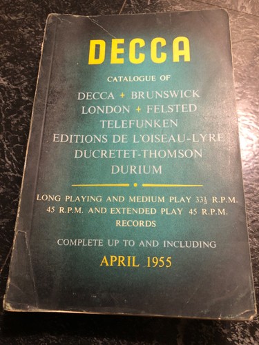 Decca brunswick telefunken - decca-brunswick,