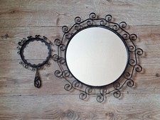 DDR WANDSPIEGEL + Schmingspielel . 70ER JAHRE  °VINTAGE OSTEN NOSTALGIE ANTIK