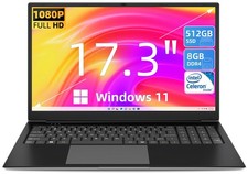 SGIN Laptop 17,3" Full HD 8GB