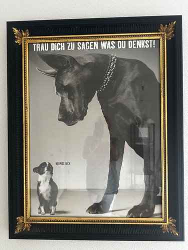 Grosser bilderrahmen mit - grosser,