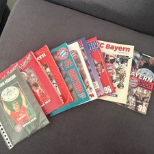 FC BAYERN JAHRBÜCHER SAMMLUNG 9 Stück  von 89/90 - 97/98 Sehr Gut