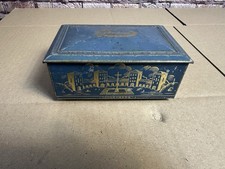 Alte Blech Dose Blau Edeka