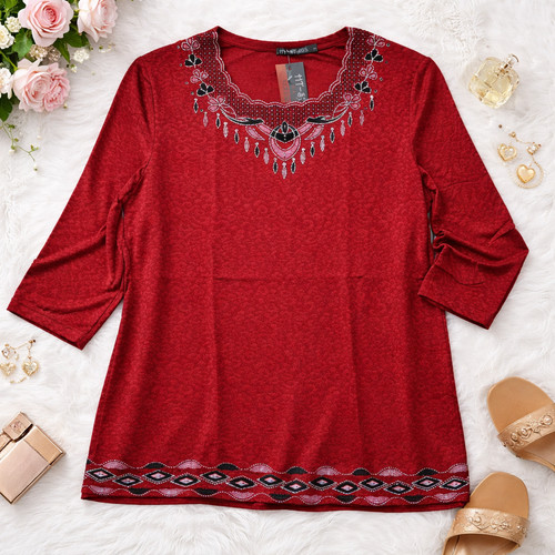 Damen pullover tunika top - pullover,