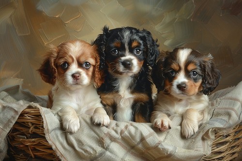 Niedliche welpen hunde - niedliche,