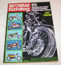 Motorradkatalog 1975 - Ausgabe Nr. 5 - MZ TS 125/150, Simson GS 50/1, Laverda
