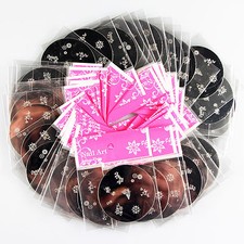 FREIE AUSWAHL 16 Nail Art Stamping Schablonen Scraper Stempel Nagel NEU