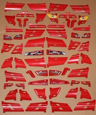 Lego Konvolut 62x rote Technik