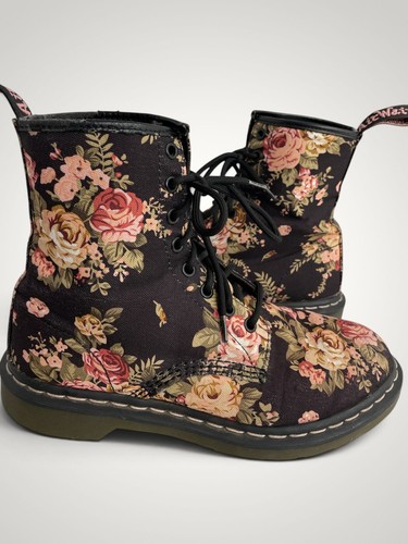 Martens 1460 canvas floral - dr.,