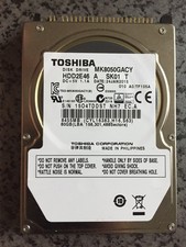 TOSHIBA MK8050GACY 2,5" 6,35cm HDD IDE 44 PIN P-ATA HARD HDD2E46 A SK01 T  M952