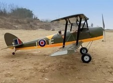 RC Tiger Moth 1400mm Lasercut Balsa Baukasten KIT EP GP Doppeldecker Flugzeug