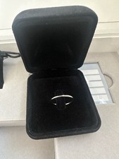 Ring in 14K Weißgold mit Diamant 0,005ct G/SI Größe 59