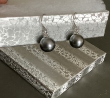 750 Weißgold Tahiti Perlen Ohrringe Neu!
