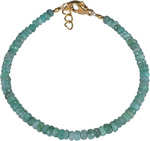 Armband smaragd facettiert - armband,