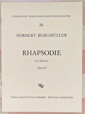 Burgmüller, N.: Rhapsodie