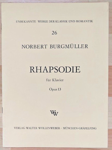 Burgmüller rhapsodie - burgmüller,,