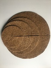 Kokosscheibe Mulchscheibe aus