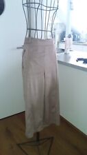 ULLA POPKEN Hose Culotte Wildleder Imitat beige Gr.  44 46